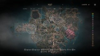 The open-world prison island of Peh.