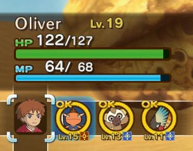 Stamina is shown as the yellow circle around each familiar portrait