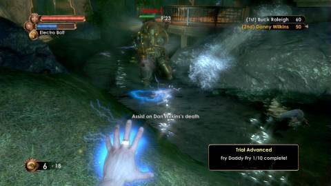 Multiplayer gameplay.