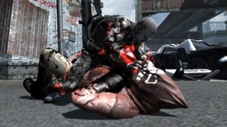 A Reaper falling victim to Evil Cole's Bio-Leech.