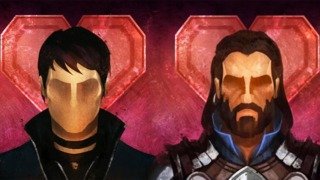 Potential love interests Cassandra and Blackwall as they appear in Dragon Age Keep