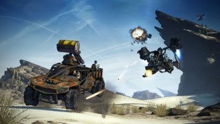 Much like the original, the game features vehicular combat.