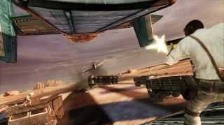 An attacking plane during The Airstrip's beginning stage.