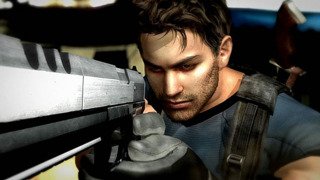 Chris' original look from RE5's debut teaser