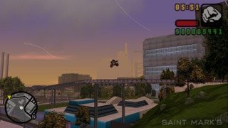 Bikes make for more spectacular stunt jumps in Liberty City.