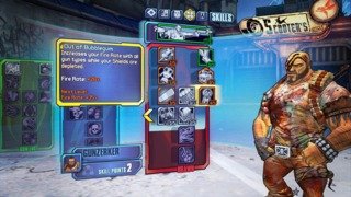 The Gunzerker, and one of his skill trees.