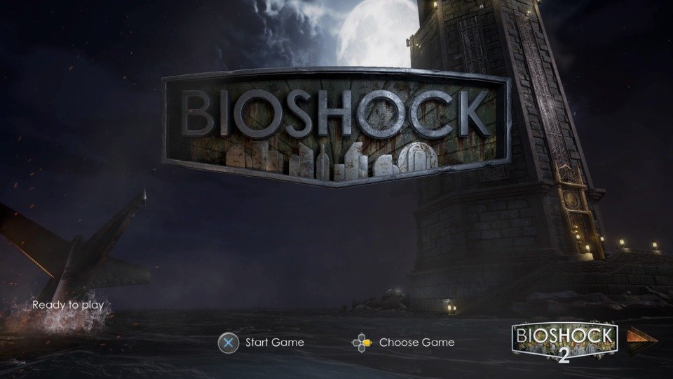 Selecting a game (PS4 version)