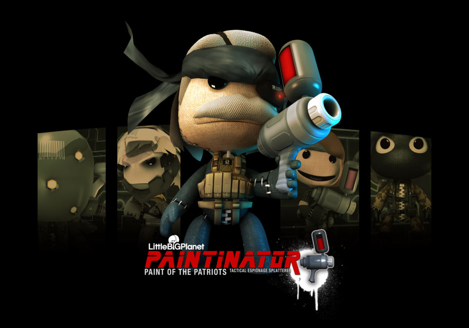 Even as a Sackboy, Snake is a bad ass