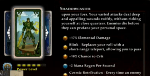 Shadowcaster Destiny: A mage/rogue hybrid