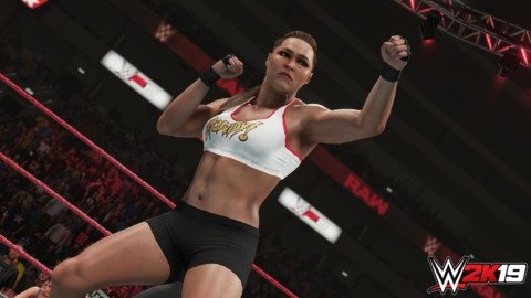 Ronda Rousey WWE in game debut