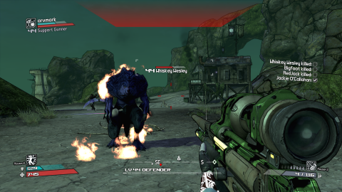 Nearly everything gives XP and drops loot in Borderlands.