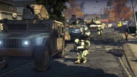 Vehicles play a big role in multiplayer.