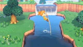 Villagers can now use a new vaulting pole to hop across rivers.
