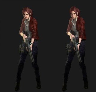 Claire's concept image, before (left) and after.