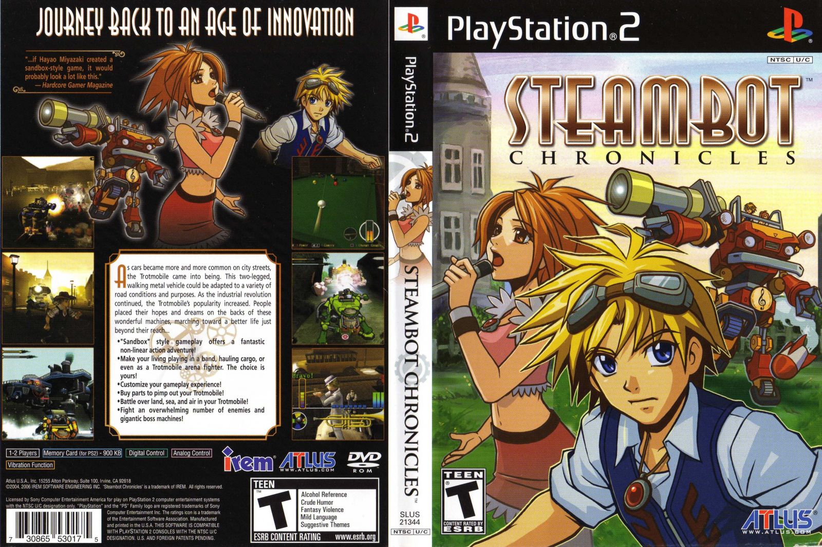 Steambot Chronicles [SLUS-21344] cover