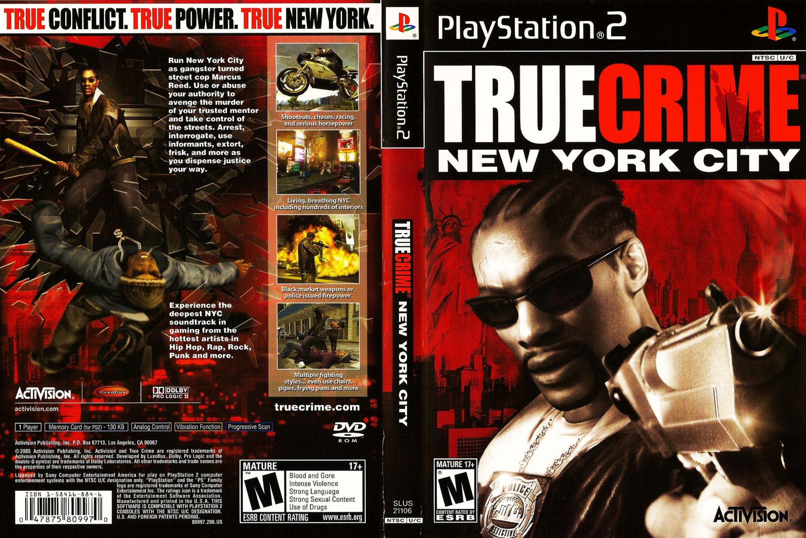 True Crime New York City [SLUS-21105] cover