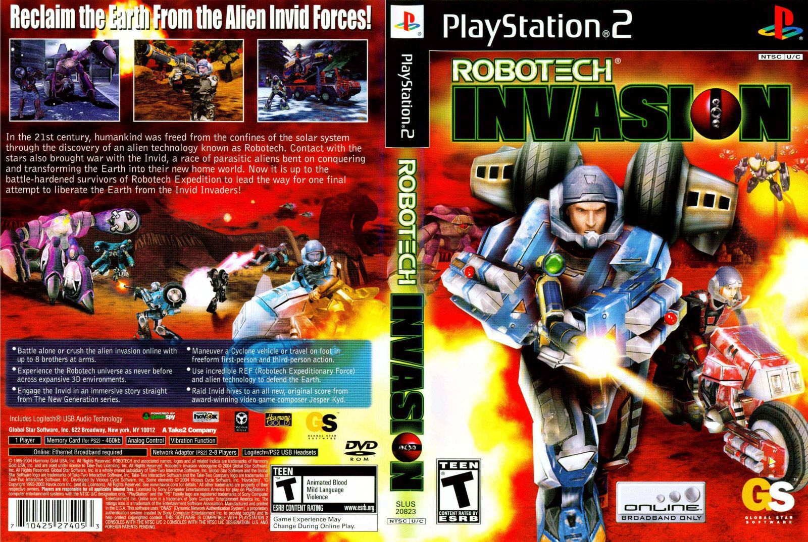 Robotech Invasion cover