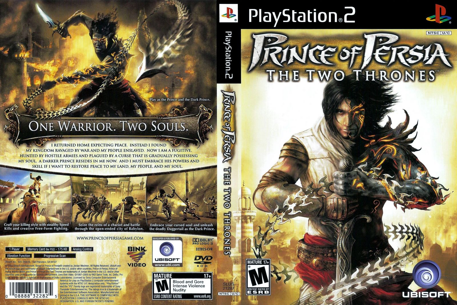 Prince of Persia (3) The Two Thrones cover