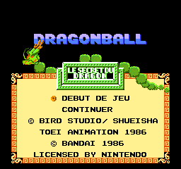 Dragon Ball - Le Secret du Dragon (F)  screenshot