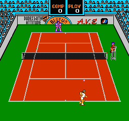 Rad Racket - Deluxe Tennis II (U) (Unl) screenshot
