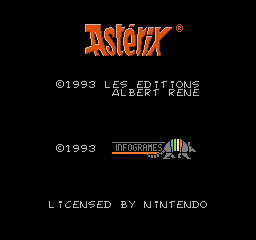 Asterix (E) (M5)  screenshot