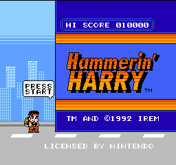 Hammerin' Harry (E)  screenshot