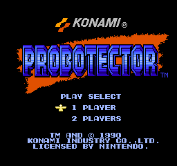 Probotector (E)  screenshot