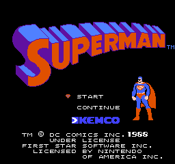 Superman (U)  screenshot