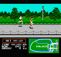 Family Trainer - Jogging Race (J) screenshot