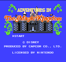 Adventures in the Magic Kingdom (E)  screenshot