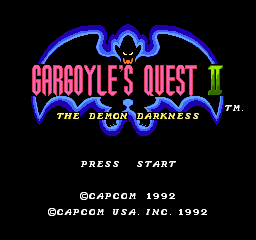 Gargoyle's Quest II - The Demon Darkness (U)  screenshot