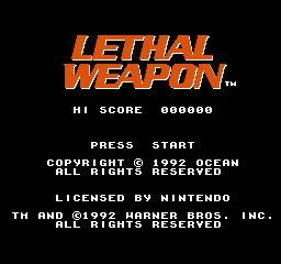 Lethal Weapon (U)  screenshot
