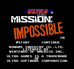 Mission Impossible (U)  screenshot