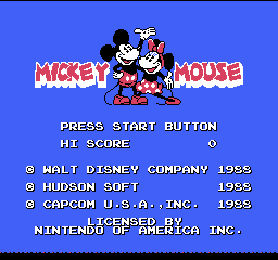 Mickey Mousecapade (U)  screenshot