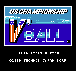 U.S. Championship V'Ball (J)  screenshot