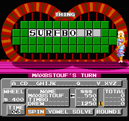 Wheel of Fortune - Junior Edition (U) screenshot