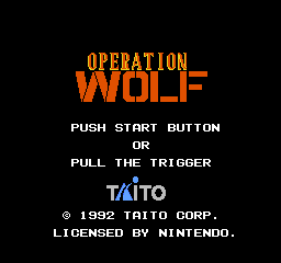 Operation Wolf (E)  screenshot