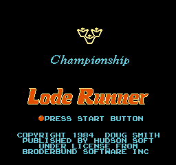 Championship Lode Runner (J)  screenshot