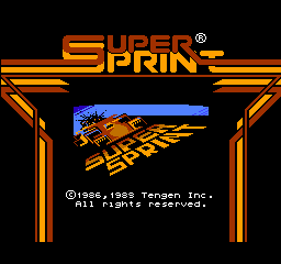Super Sprint (U) (Unl)  screenshot
