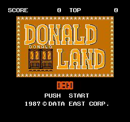 Donald Land (J)  screenshot