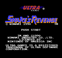 Snake's Revenge (U)  screenshot