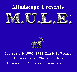 M.U.L.E. (U)  screenshot