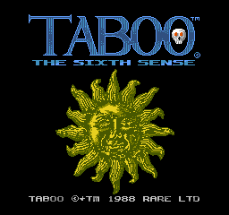 Taboo - The Sixth Sense (U)  screenshot
