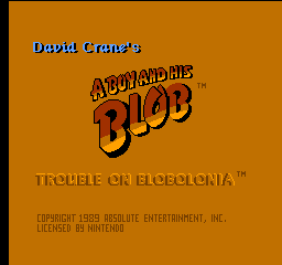 Boy and His Blob, A - Trouble on Blobolonia (E)  screenshot