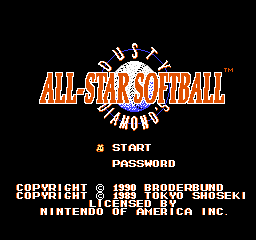 Dusty Diamond's All-Star Softball (U)  screenshot