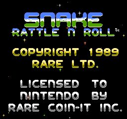 Snake Rattle n Roll (U)  screenshot