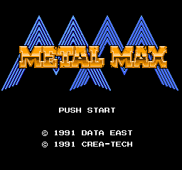 Metal Max (J)  screenshot
