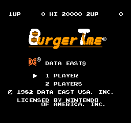 Burger Time (U)  screenshot