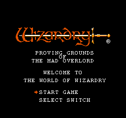 Wizardry - Proving Grounds of the Mad Overlord (J)  screenshot