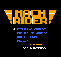 Mach Rider (JU) [a]  screenshot